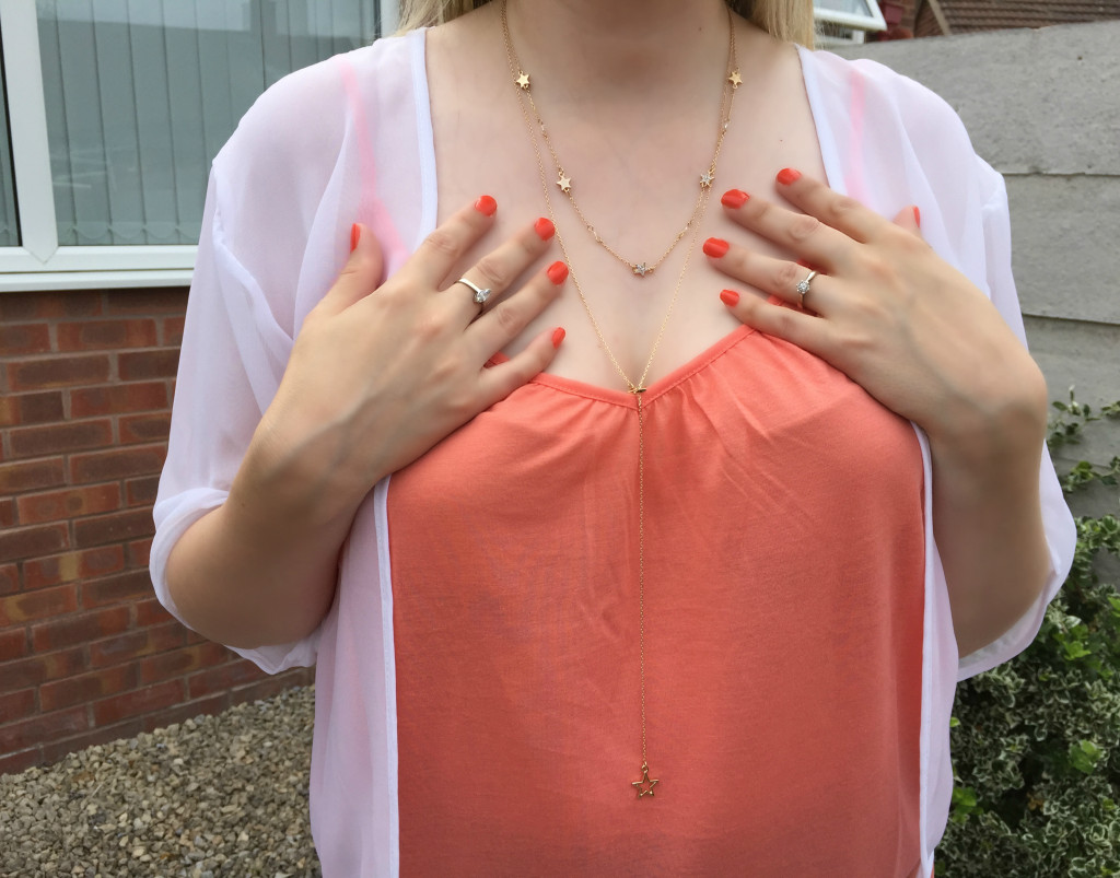 Forever 21 Star Charm Necklace Set
