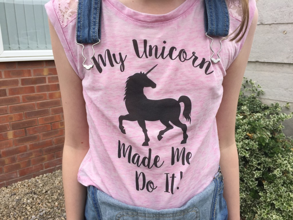My Unicorn Made Me Do It Tee - New Look