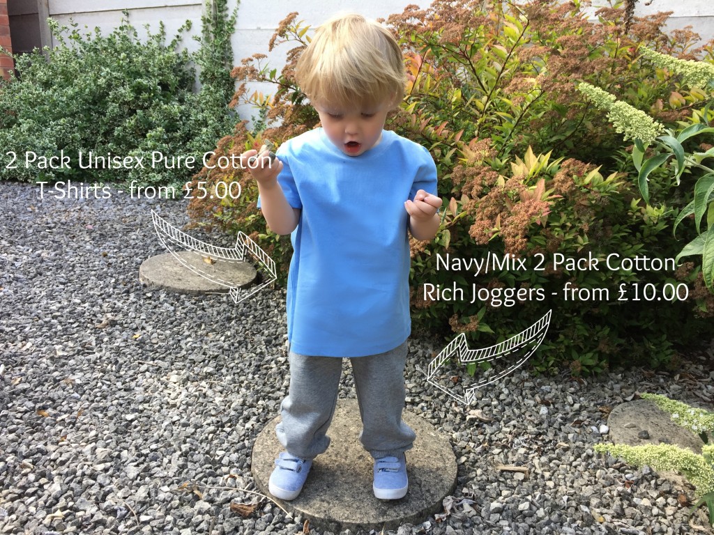 Oscar wearing M&S Sports Kit