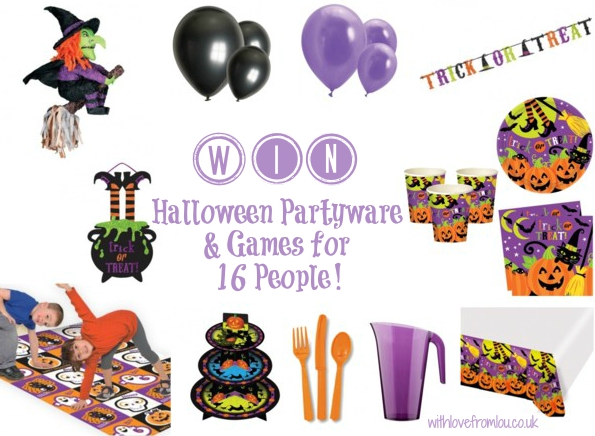 Halloween Partyware & Games for 16 People Giveaway