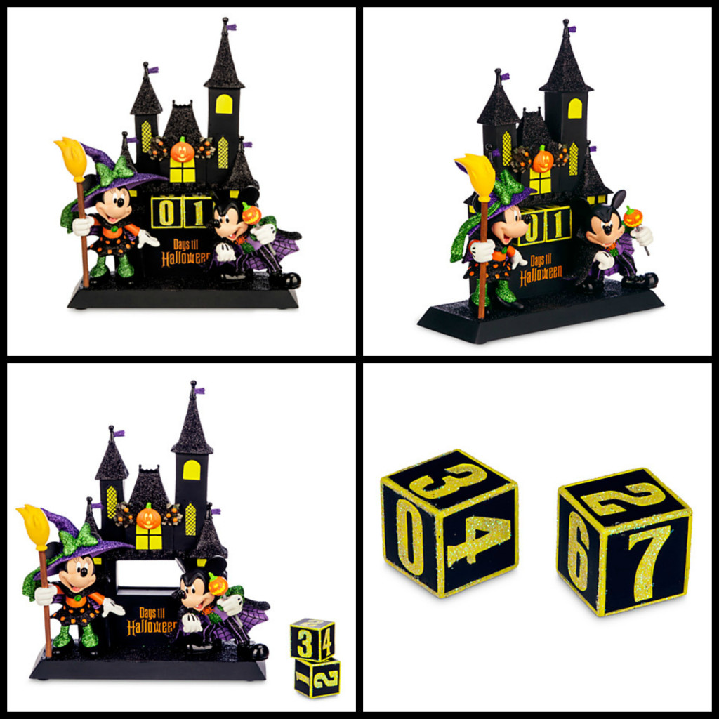 Minnie & Mickey Mouse Halloween Countdown Calendar Collage