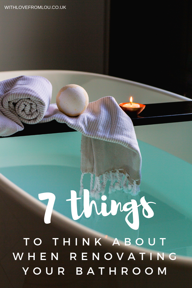 7 Things to Think About When Renovating Your Bathroom