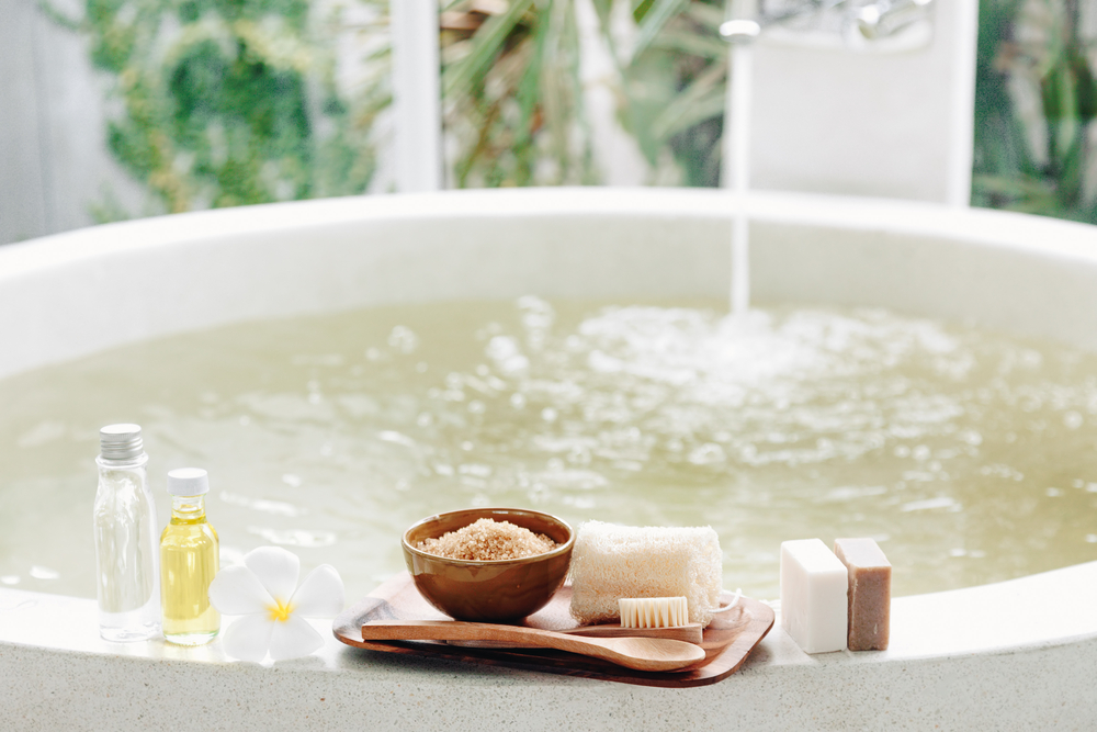 Bath time at Champney's Spa