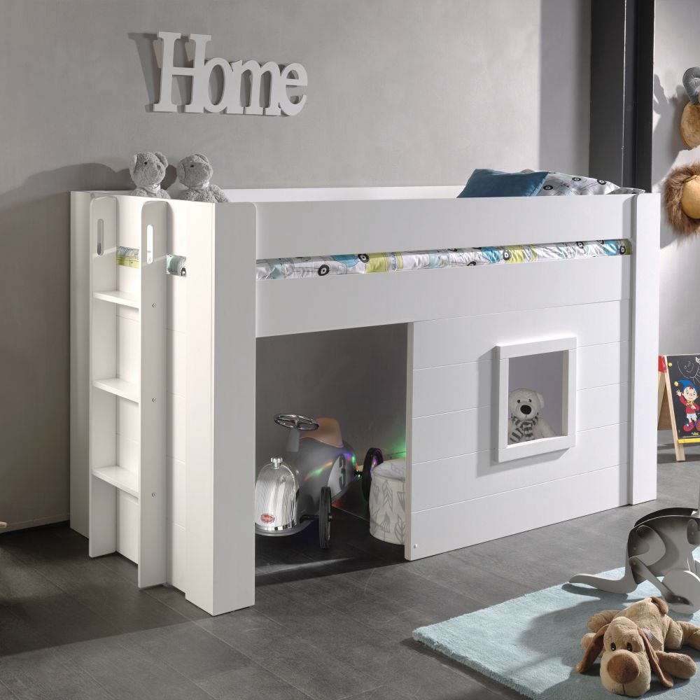 Mid-sleeper bed