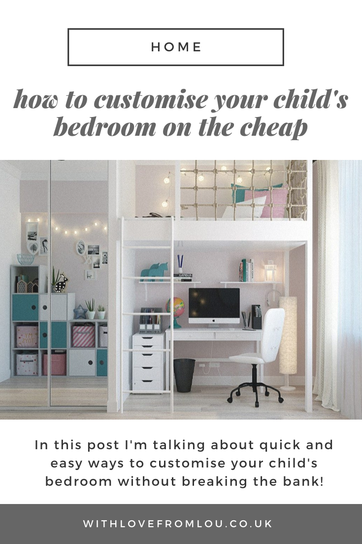 How To Customise Your Child’s Bedroom On The Cheap